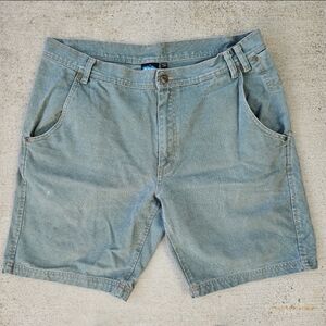 KAVU Army Green Heavy Duty Shorts Rugged Durable VTG 100% Cotton Men's Size 38